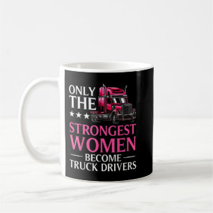 Funny Female LKW Driver Design for Women Girls T Kaffeetasse