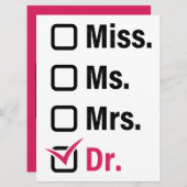 Funny Female PhD/MD Anti-Patriarchy Abschluss (Vorne/Hinten)