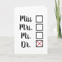Funny Female PhD/MD Anti-Patriarchy Abschluss