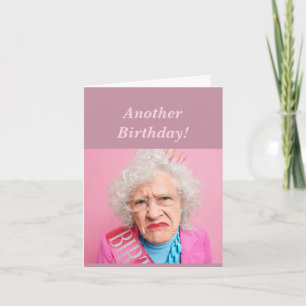 Funny Feminine Birthday Age Spaß Alle Nächte Karte