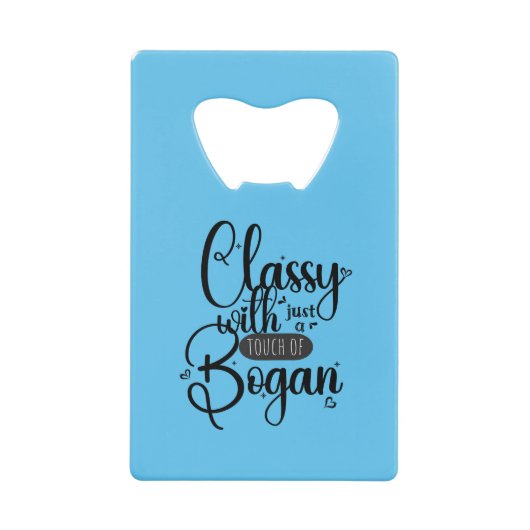 Funny, feminine Flaschenöffner für Boganfrauen (Vorderseite)