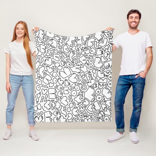 Funny Feminist Baby Fleecedecke (Beispiel)