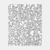 Funny Feminist Baby Fleecedecke (Vorderseite)