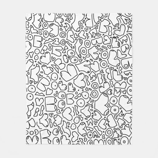 Funny Feminist Baby Fleecedecke (Vorderseite)