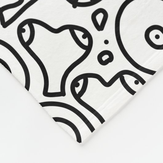 Funny Feminist Baby Fleecedecke (Ecke)