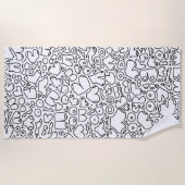 Funny Feminist Baby Strandtuch (Vorderseite)