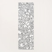 Funny Feminist Baby Yogamatte (Rückseite)