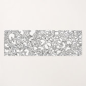 Funny Feminist Baby Yogamatte (Vorderseite (Horizontal))