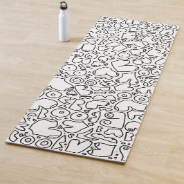 Funny Feminist Baby Yogamatte