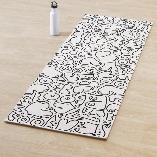 Funny Feminist Baby Yogamatte (Beispiel)