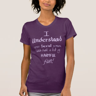 Funny Feminist Handgeschriebener Sarcastic Slogan T-Shirt