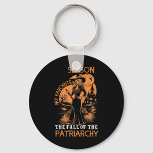 Funny Feminist Hexe meine Lieblingssaison Hexen Ha Schlüsselanhänger
