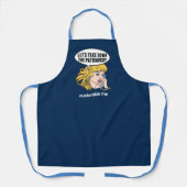 Funny Feminist Lass uns das Patriarchat abreißen Schürze (Vorderseite)