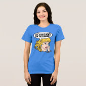 Funny Feminist Lass uns das Patriarchat abreißen Tri-Blend Shirt (Vorderseite voll)