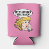 Funny Feminist Pop Art Anti Patriarchat Retro Rosa Dosenkühler (Vorderseite)