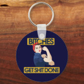 Funny Feminist Spaß Schlüsselanhänger (Vorderseite)