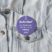 Funny Feminist Zitat handschriftlich Sarcastic Zit Button (Beispiel)