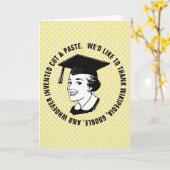 Funny Femme Abschluss Kinderfreundlichkeit Karte (Gelbe Blume)