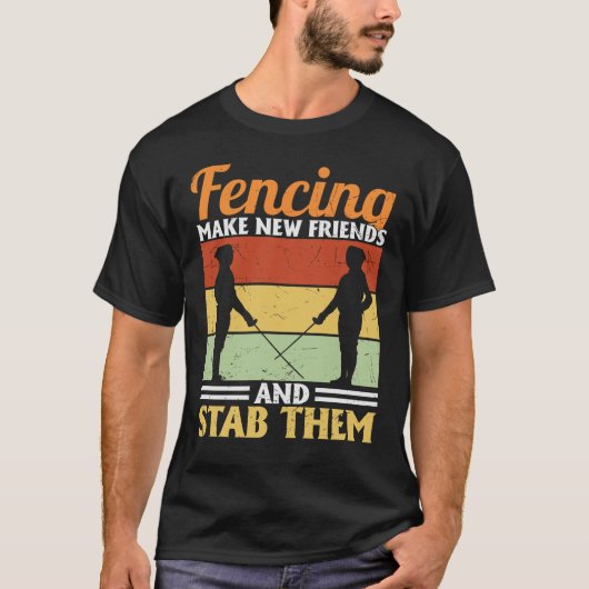 Funny Fencer Zitat  T-Shirt (Vorderseite)