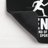 Funny Fencing Art für Männer Frauen Kinder Fencer Mousepad (Ecke)
