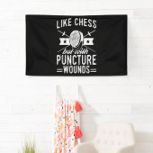 Funny Fencing Design wie Schach, aber mit Punktion Banner (Insitu)