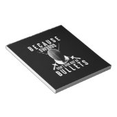 Funny Fencing Geschenk Niedlich Fencer Liebe Schwe Notizblock (angewinkelt)
