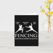 Funny Fencing Shirt - Everything Your Parents Told Karte (Gelbe Blume)