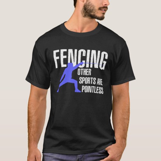 Funny Fencing T - Shirt - Schwertmanship T - Shirt (Vorderseite)