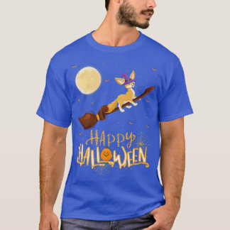 Funny Fennec Fo Ride Witch Shotgun Fennec Fo Hallo T-Shirt