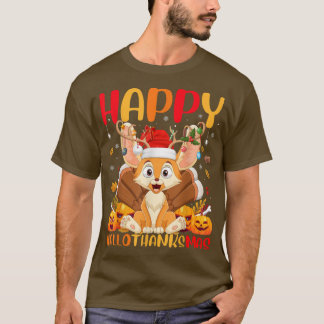 Funny Fennec Fox Lover Happy Fennec Fox HalloDanke T-Shirt
