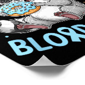 Funny Feral Like My Blood Sugar Diabtes Warriors T Poster (Ecke)