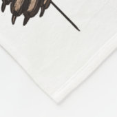 Funny Feral Raccoon Valentine's Day Sarcastic Humo Fleecedecke (Ecke)