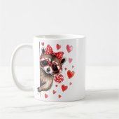 Funny Feral Raccoon Valentine's Day Sarcastic Humo Kaffeetasse (Links)