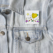 Funny Ferret Face Button (Beispiel)