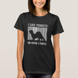 Funny Ferret für Männer Frauen Ferret Lover Introv T-Shirt