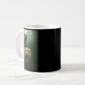 Funny Ferret Selfie mit T-rex Dinosaurier Männer F Kaffeetasse (Vorderseite Links)