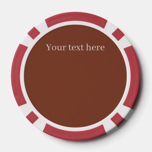 Funny festival Weihnachten hinzufügen Text Pokerchips (Rückseite)