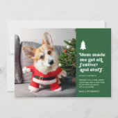 Funny Festivals Foto Weihnachten (Vorderseite)