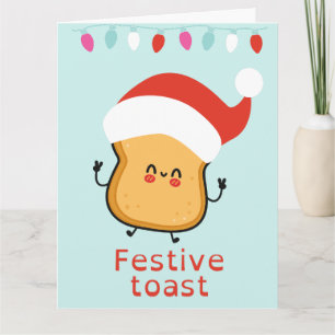 Funny Festivals Toast Weihnachten Karte
