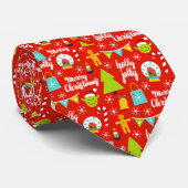 Funny & Festivals Weihnachtsdesign Krawatte (Gerollt)