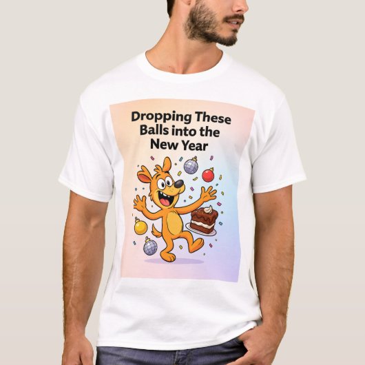 Funny Festive Cartoon T-Shirt (Vorderseite)