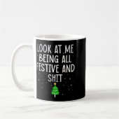 Funny Festive Christmas Shirt Holiday Humor For Me Kaffeetasse (Links)