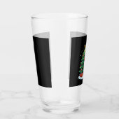 Funny Festive Dog Costume with decorated Christmas Glas (Rechts)