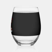 Funny Festive Dog Costume with decorated Christmas Weinglas Ohne Stiel (Links)