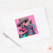 Funny Festive Fiesta Piñata Party Stickers (Umschlag)