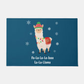 Funny Festive Llama Pub Weihnachten Doormat Fußmatte (Vorderseite)