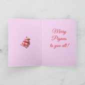 Funny Festive Pigs in Blankets Christmas Animal Lo Karte (Innenseite)