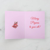 Funny Festive Pigs in Blankets Christmas Animal Lo Karte (Innenseite)