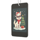 Funny Festive Sonnenbrille Hund mit Weihnachtsbaum Autolufterfrischer (Links)