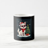 Funny Festive Sonnenbrille Hund mit Weihnachtsbaum Kaffeetasse (Mittel)